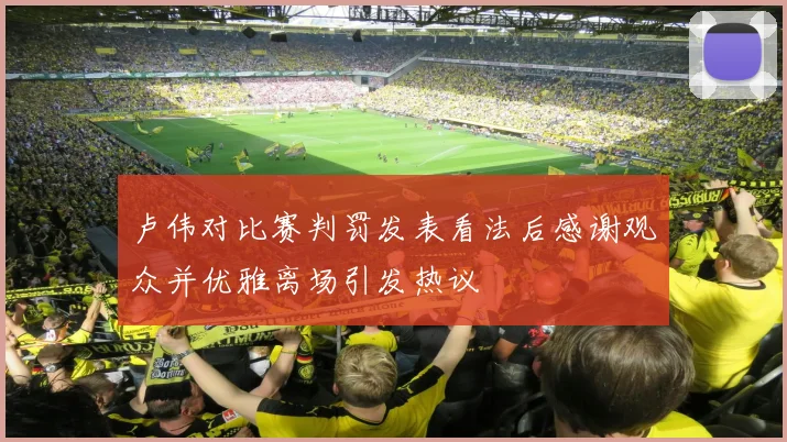 卢伟对比赛判罚发表看法后感谢观众并优雅离场引发热议